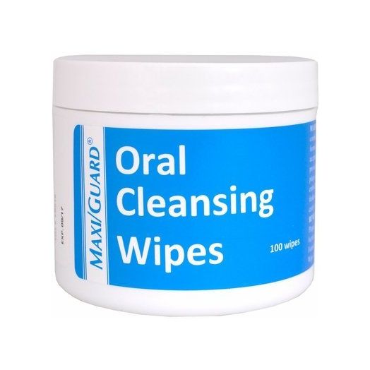 MaxiGuard Oral Cleansing Wipes - 100 Wipes