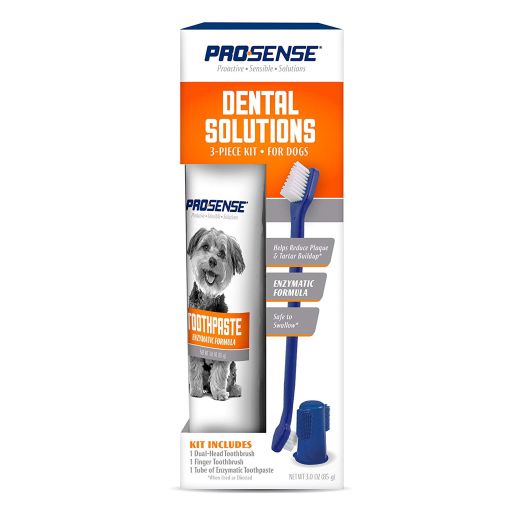 ProSense Dental Solutions for Dogs, Enzymatic Formula, 3-Piece Kit