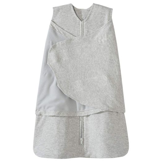 Halo Sleepsack 100% Cotton Swaddle, Heather Gray, Small