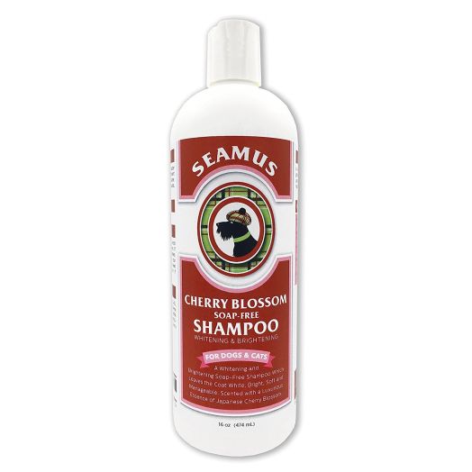 Seamus Cherry Blossom Professional Hypoallergenic, Whitening and Brightening Dog Shampoo-Soap Free -Best for Dogs, Cats, and Horses- Relieves Dry and Itchy Skin