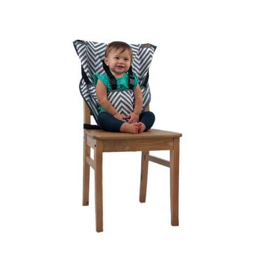 Cozy Cover Easy Seat Portable High Chair (Chevron) - Quick, Easy, Convenient Cloth Travel High Chair Fits in Your Hand Bag for a Happier, Safer Infant/Toddler