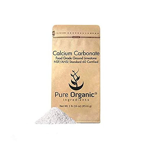 Pure Organic Ingredients Calcium Carbonate Powder (1 lb.)