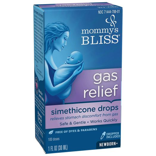 Mommy's Bliss Gas Relief Drops for Infant Tummy Troubles - Fast Acting to Ease Newborn Stomach Bloating- 1 fl Oz