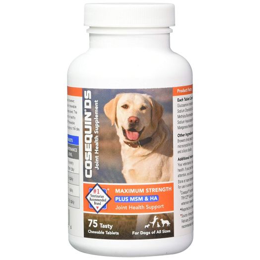 Cosequin DS Plus MSM HA for Dogs (75 chewable Tablets)