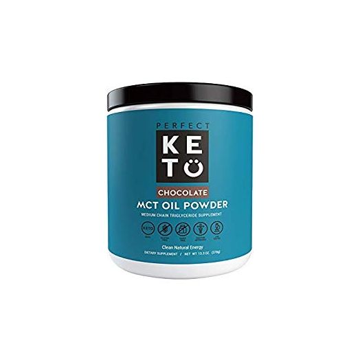Perfect Keto MCT Oil Powder, Chocolate Ketosis Supplement