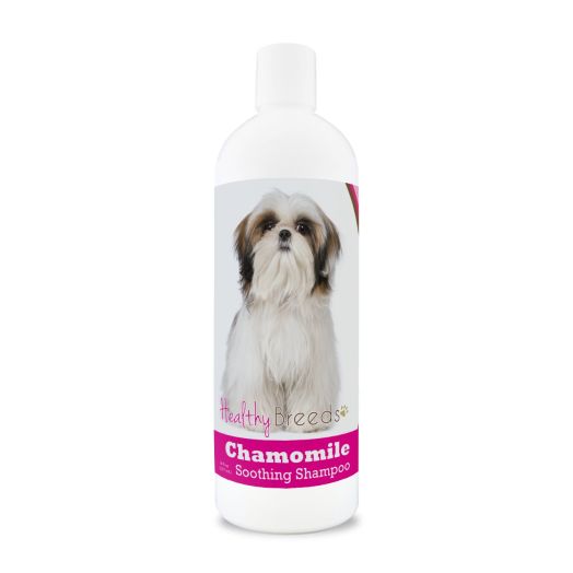 Healthy Breeds Chamomile Oatmeal and Aloe Soothing Shampoo and Conditioner - Over 200 Breeds - Safe with Flea and Tick Topicals - Orange and Cucumber Melon Scent - 8 oz