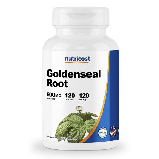 Nutricost Goldenseal Root 600mg, 120 Capsules, Non-GMO, Gluten Free, Veggie Capsules