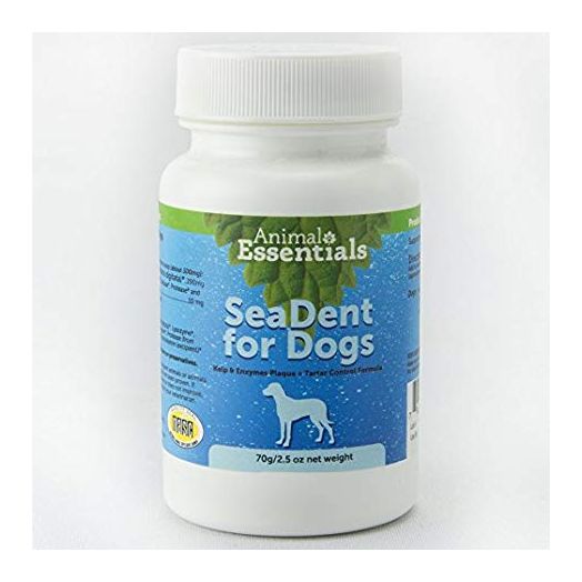 Animal Essentials SeaDent Kelp and Enzymes Plaque and Tartar Control Dog Supplement, 2.5-oz