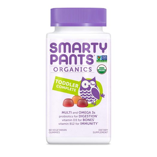 SmartyPants Vegetarian Organic Toddler Daily Gummy Multivitamins