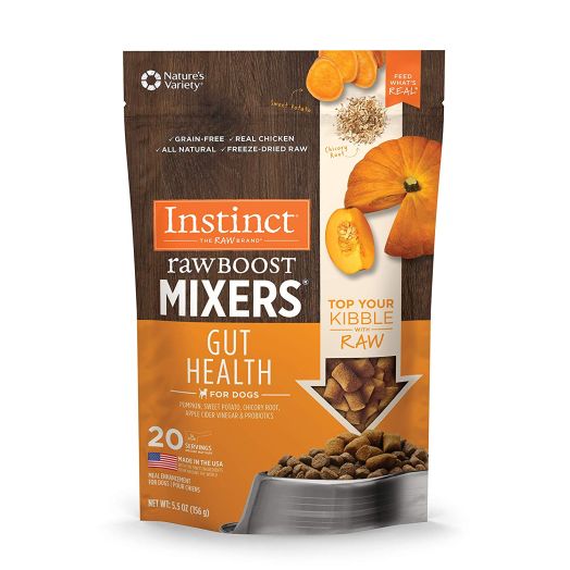 Instinct Freeze Dried Raw Boost Mixers Grain Free Recipes All Natural Dog Food Toppers Made with Functional Ingredients by Nature's Variety