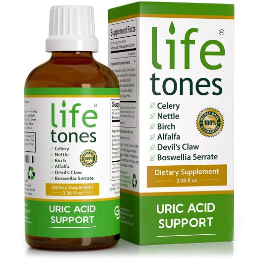 Lifetones Uric Acid Support | 3.38 fl oz