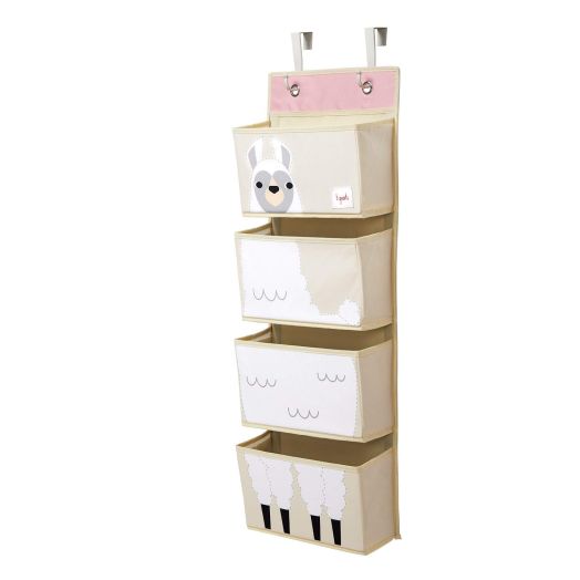 3 Sprouts Hanging Wall Organizer- Storage for Nursery and Changing Tables