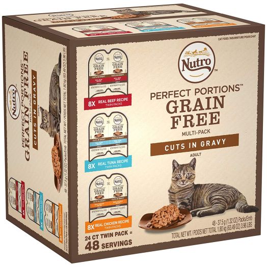 NUTRO Perfect PORTIONS Grain Free Cuts in Gravy Wet Cat Food