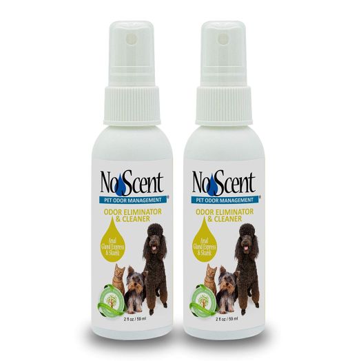 No Scent Anal Gland Express and Skunk - Professional Pet Grooming Skunk Odor Eliminator and Cleaner - Safe Natural Fast Microencapsulating Spray on Fur Smell Remover Dogs Pets
