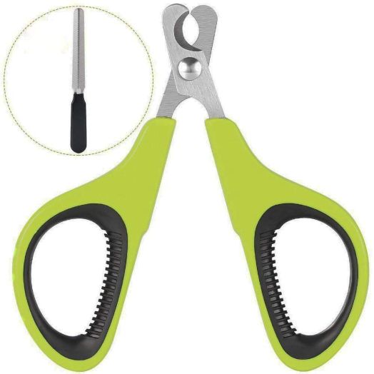 Pet Cat Nail Clippers/Claw Trimmer/Scissors for Small and Medium Pet, Professional Grooming Tool for Kittens, Puppies, Birds, Bunny, Ferrets, Hamsters, Guinea Pigs Etc - Free Nail File