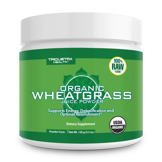 Organic Wheatgrass Juice Powder, Grown in Volcanic Soil of Utah, Raw and BioActive Form, Cold-Pressed Then CO2 Dried
