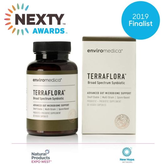 Enviromedica Terraflora Synbiotic SBO Supplement, Spore Form Probiotic and Prebiotic