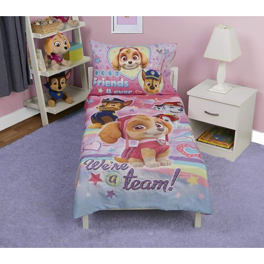 Paw Patrol Skye Toddler Bed Set We're A Team