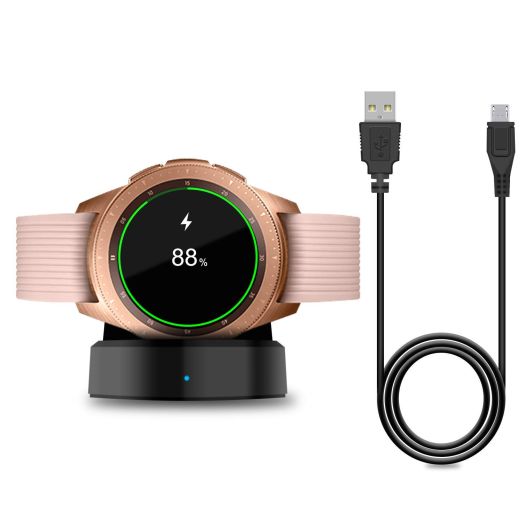 Charger for New Samsung Galaxy Watch 42mm/46mm, Upgraded Charging Cradle Dock for Samsung Galaxy Watch SM-R800/R810/R815 Smart Watch Charger