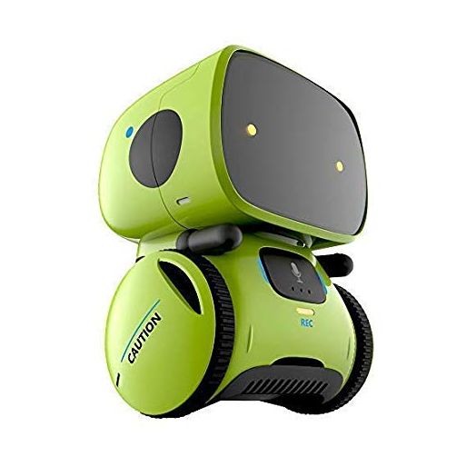Yingtesi Smart Robot Interactive Toys for Age 3 Years Old Boys Girls Kids,Voice Command,Touch Control,Music and Sound Robotics Green