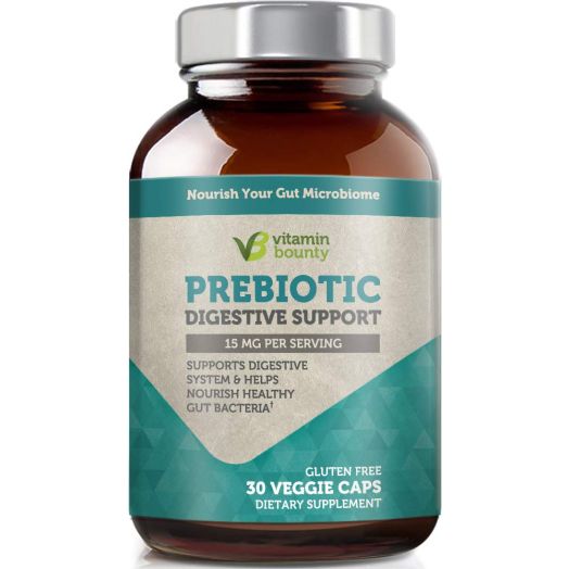Vitamin Bounty Prebiotic Supplement, with PreForPro, Supports Growth of Beneficial Gut Bacteria