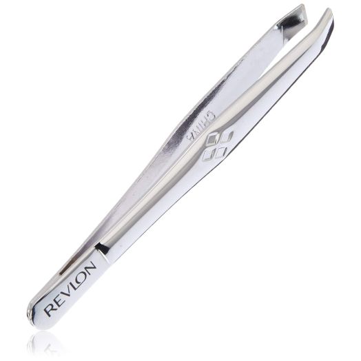 Revlon Multipurpose Tweezer, Slant Tip, Made with Stainless Steel, 1 Count