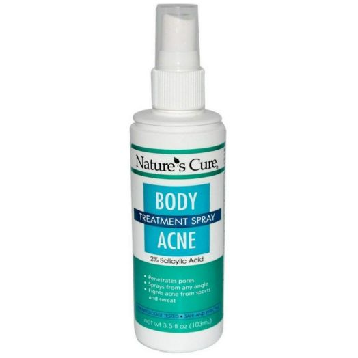 Nature's Cure Body Acne Treatment Spray 3.5 oz