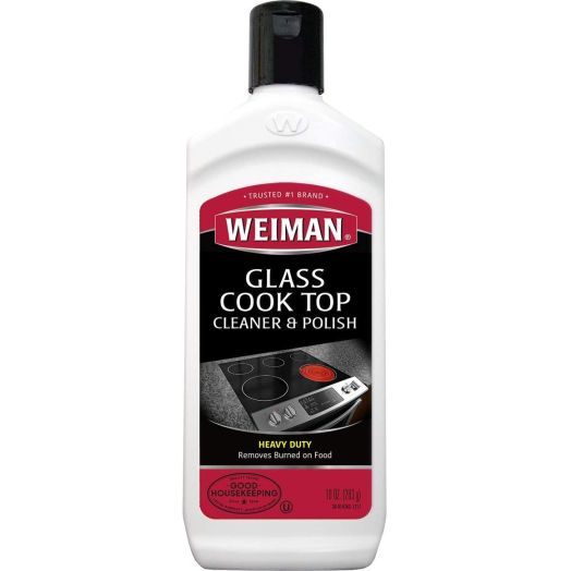 Weiman Glass Cook Top Heavy Duty Cleaner and Polish, 10 oz