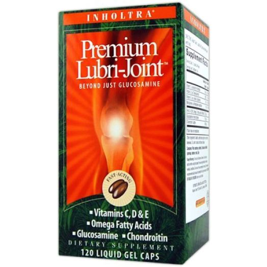 Nature's Secret Inholtra Premium Lubri-Joint Fast-Acting Joint and Connective Tissue Health Supplement with Vitamin C, D and E, Omega Fatty Acids, Glucosamine and Chondroitin - 120 Liquid Softgels
