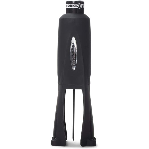 Cork Pops Matte Black Legacy Wine Bottle Opener With 4-Blade Foil Cutter