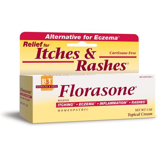 Boericke and Tafel Florasone Itch and Rash Relief Cream, 1 Ounce