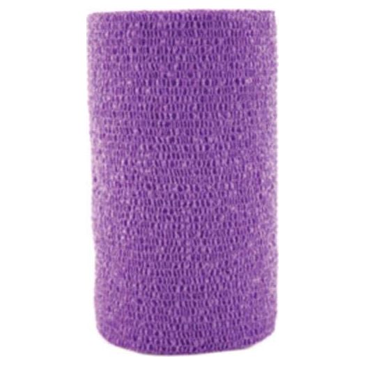 3M Vetrap Single Roll Bandaging Tape, 4" by 5 yd, Purple