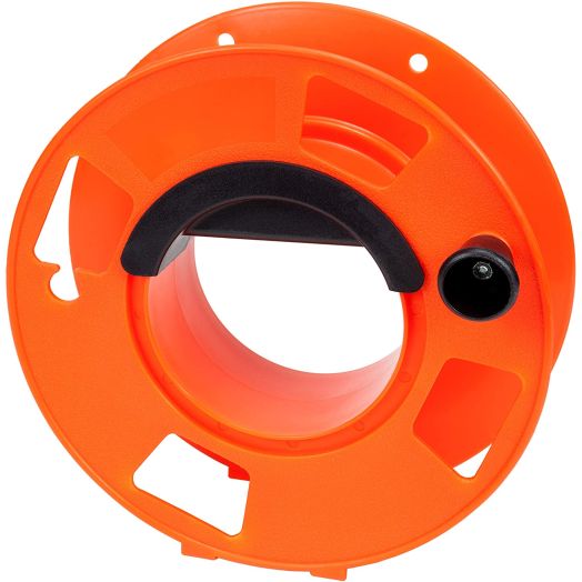 Bayco KW-110 Cord Storage Reel with Center Spin Handle, 100-Feet,Orange