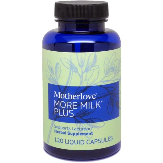 Motherlove More Milk Plus (120 ct.) Herbal Galactagogue Breastfeeding Supplement to Support Nursing and Pumping Moms' Milk Supply