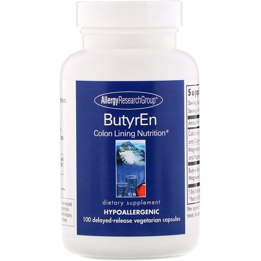 Allergy Research Group Butyren, 100 Delayed Release Veg Caps