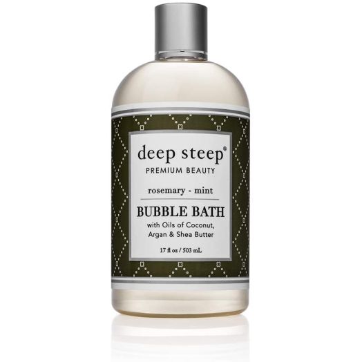 Deep Steep Bubble Bath, Rosemary Mint, 17 Ounce