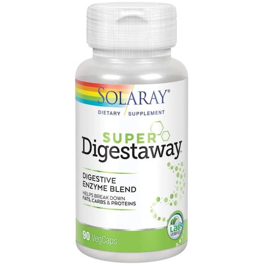 Solaray Super Digestaway VCapsules, 90 Count