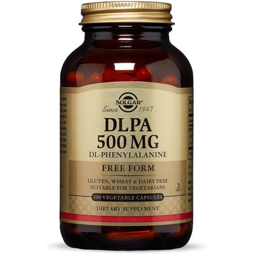 Solgar  DLPA 500 mg, 100 Vegetable Capsules
