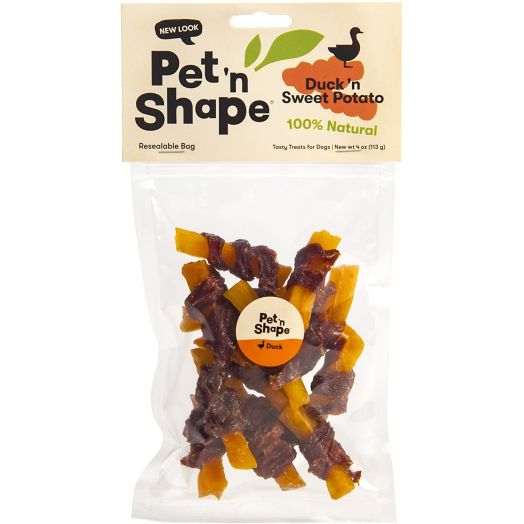 Pet 'n Shape All Natural Chicken or Duck and Sweet Potato Dog Treats