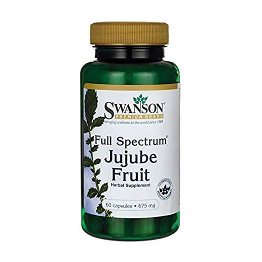 Swanson Full-Spectrum Jujube Fruit 675 Milligrams 60 Capsules