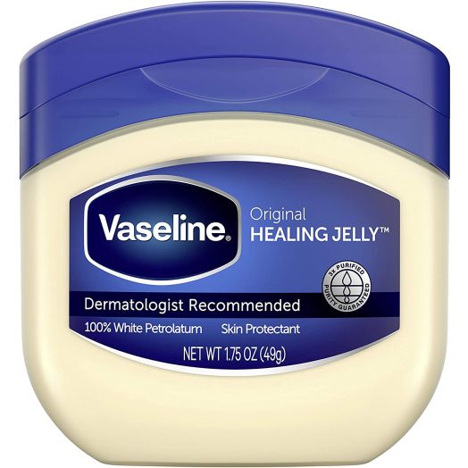 Vaseline Healing Jelly For Dry Skin and Eczema Relief Original 100% Pure Petroleum Jelly 1.75 oz