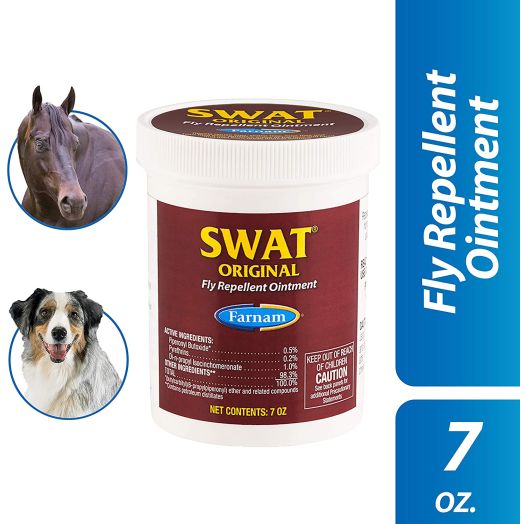 Farnam SWAT Fly Repellent Ointment for Horses, Ponies and Dogs