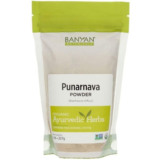 Banyan Botanicals Punarnava Powder, USDA Certified Organic, 1/2 lb
