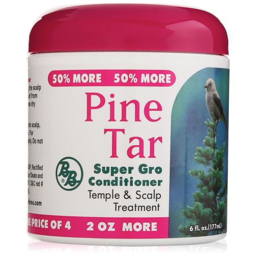 Bronner Brothers Pine Tar Super Gro Hair and Scalp, 6 Ounce