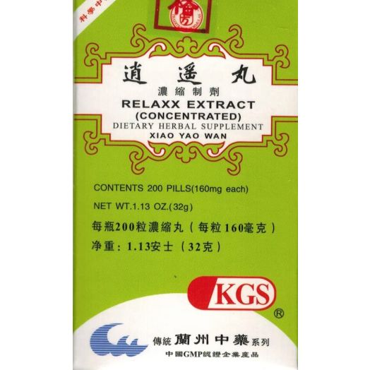 RELAXX EXTRACT (XIAO YAO WAN)160mg X 200 pills per bottle.