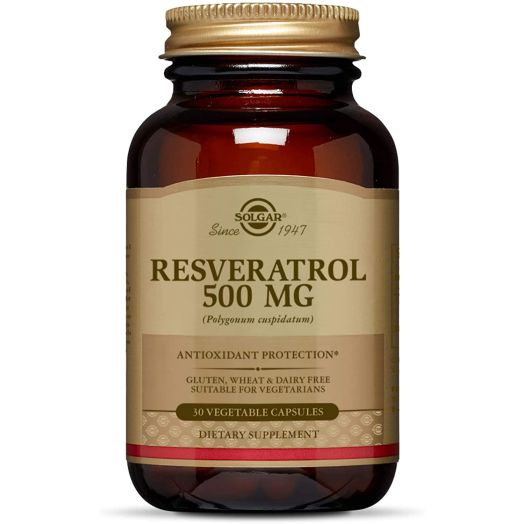 Solgar - Resveratrol 500 mg, 30 Vegetable Capsules