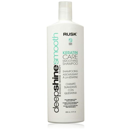 RUSK Deepshine Smooth Keratin Care Smoothing Shampoo, 12 fl. oz.