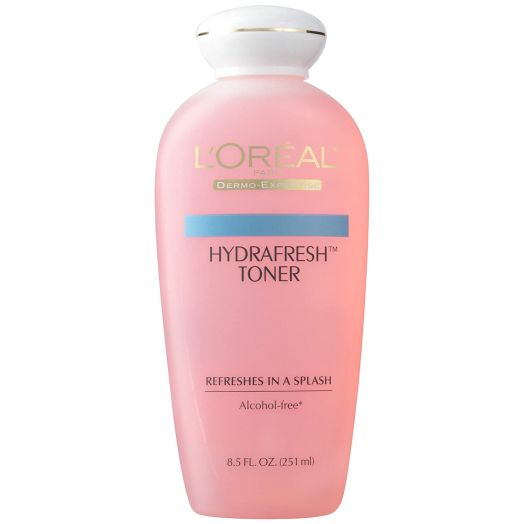 L'Oral Paris Skincare HydraFresh Toner, Alcohol Free Toner with Pro-Vitamin B5 for Face, 8.5 fl. oz.