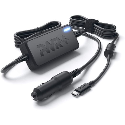 USB-C Laptop Car Charger Power Adapter 90W Max: Lenovo Yoga 910 920 370 720-13 ThinkPad T470 GX20M33579 4X20M26268 Dell XPS Asus Acer Samsung 9 Pro Chromebook Pixelbook Go Microsoft Nintendo Switch