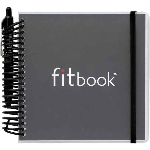Fitlosophy Fitbook: Fitness Journal and Planner for Workouts, Weight Loss and Exercise, Black Single (12-Week)